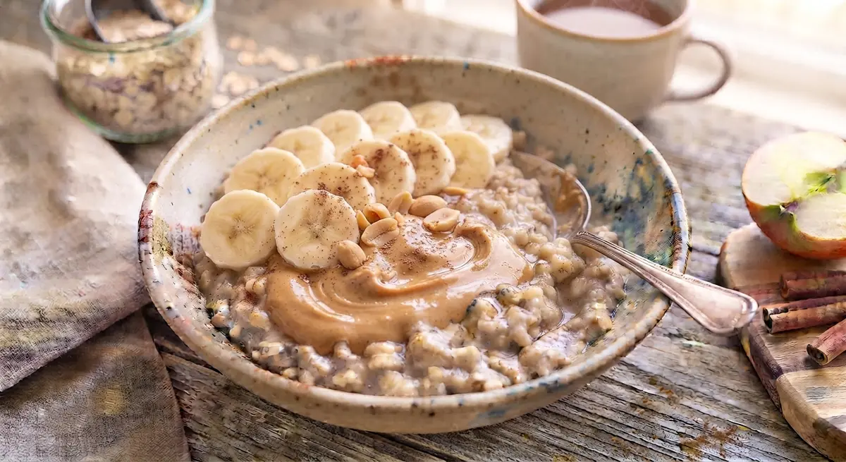 Oatmeal with Peanut Butter & Banana